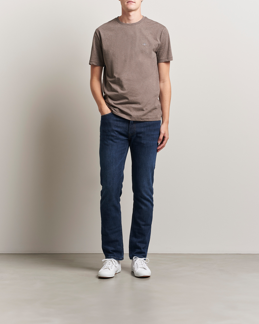 Herren | T-Shirts | GANT | The Original T-Shirt Seawood Melange
