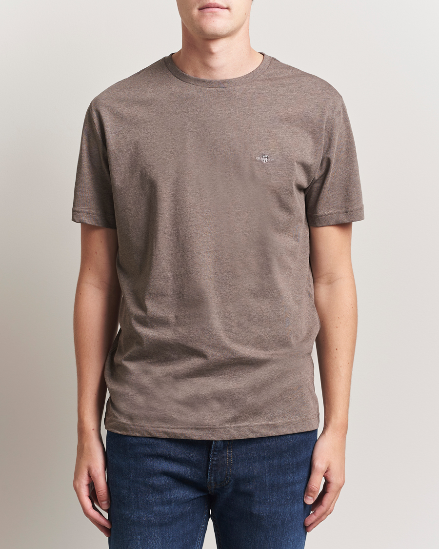 Herren | T-Shirts | GANT | The Original T-Shirt Seawood Melange
