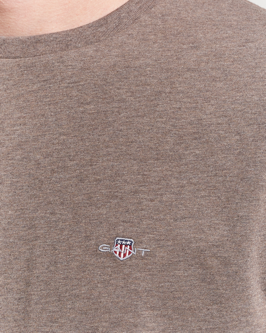 Herren | T-Shirts | GANT | The Original T-Shirt Seawood Melange
