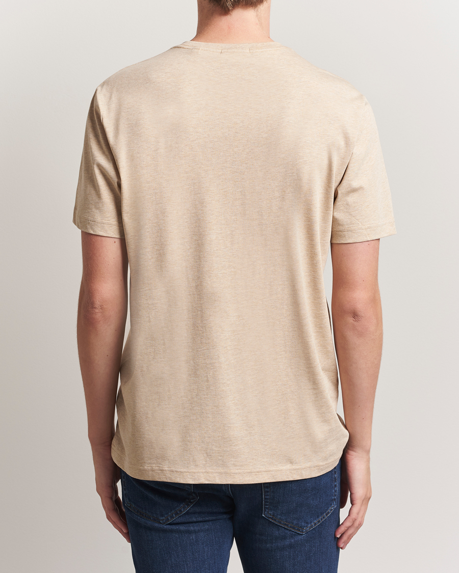 Herren | T-Shirts | GANT | The Original T-Shirt Khaki Melange