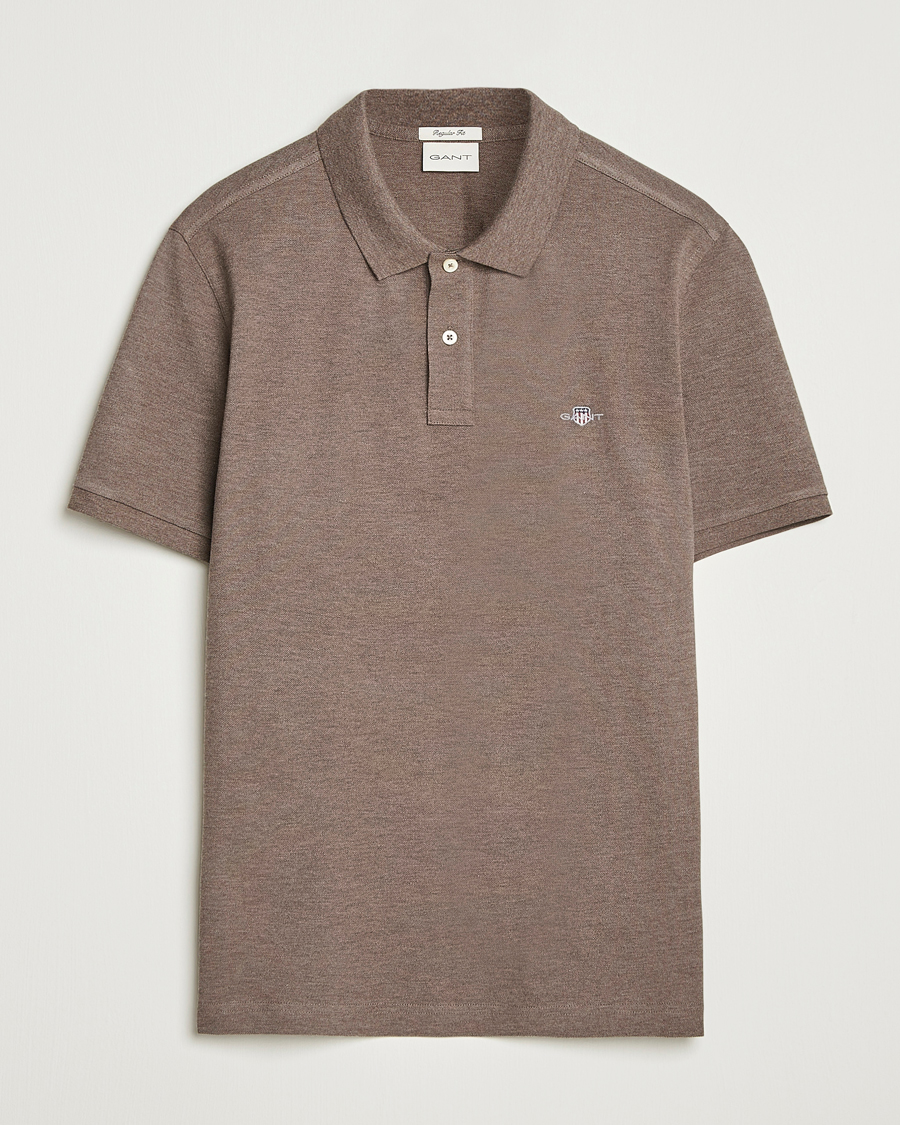 Herren | Poloshirts | GANT | The Original Polo Seawood Melange
