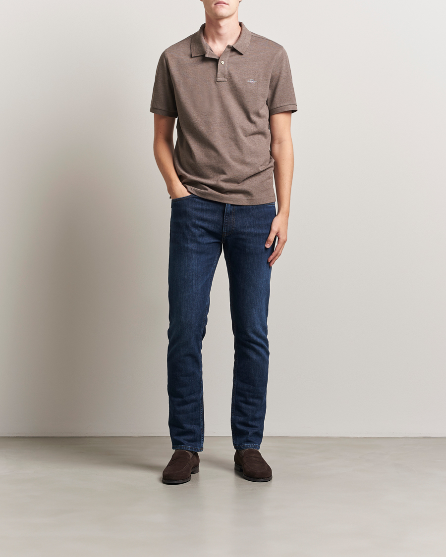 Herren | Poloshirts | GANT | The Original Polo Seawood Melange