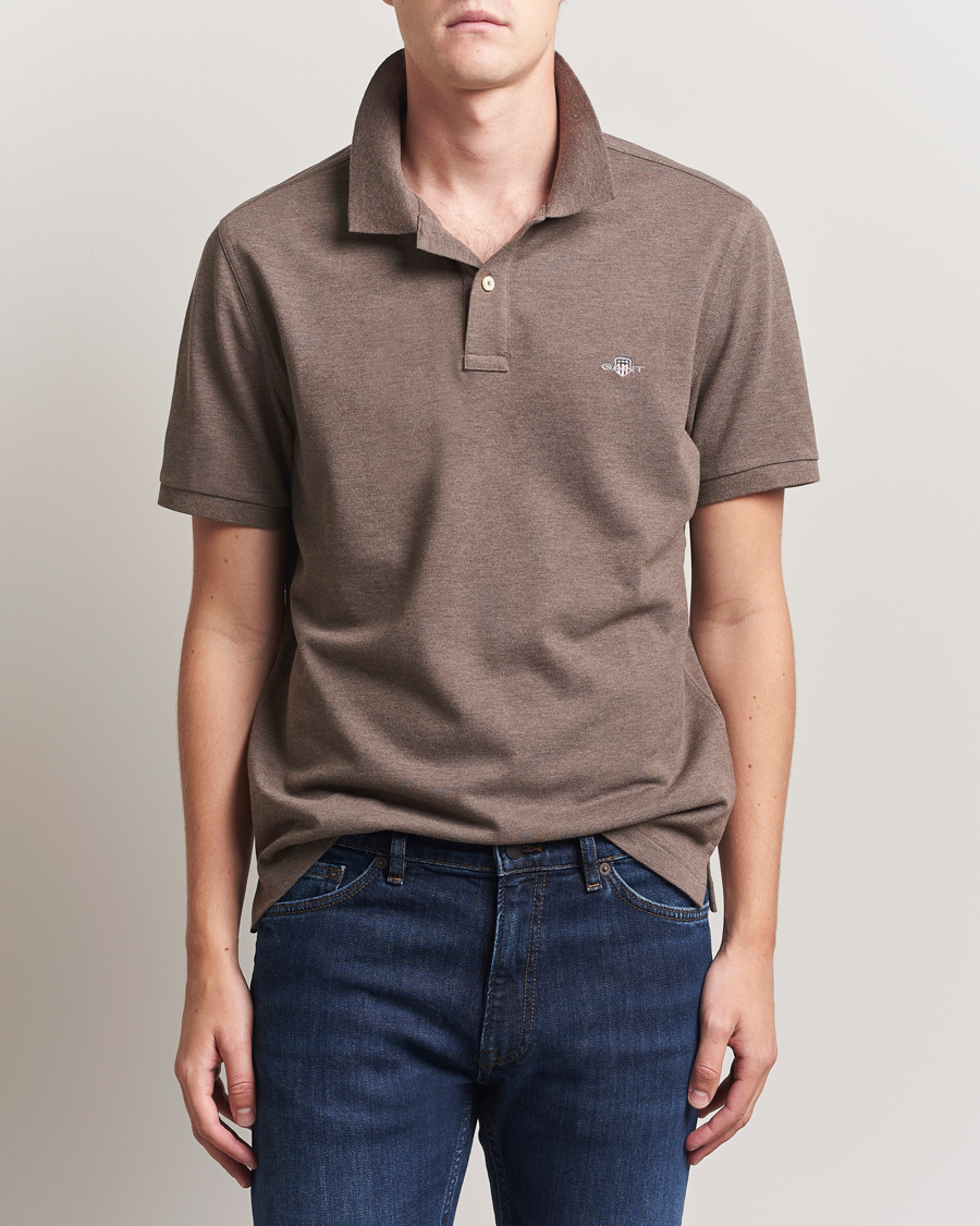 Herren | Poloshirts | GANT | The Original Polo Seawood Melange
