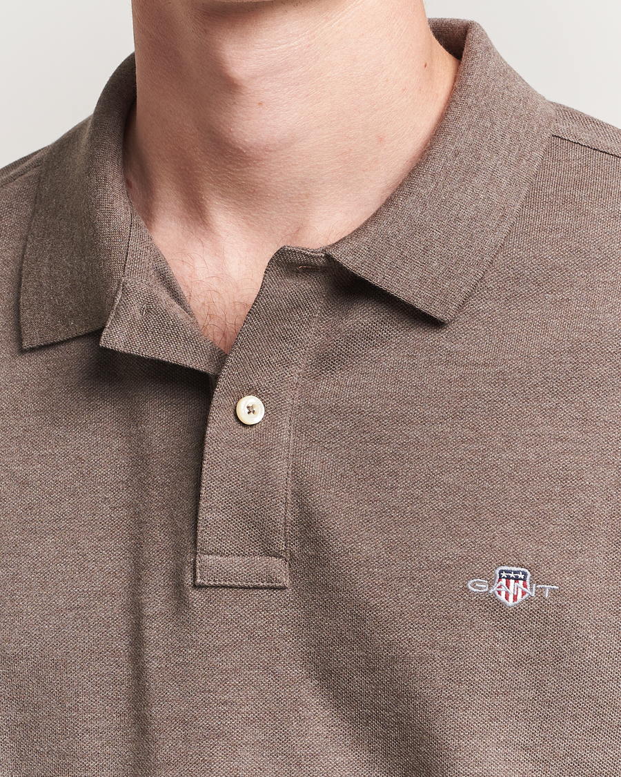 Herren | Poloshirts | GANT | The Original Polo Seawood Melange