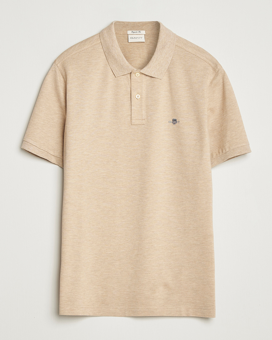 Herren | Poloshirts | GANT | The Original Polo Khaki Melange