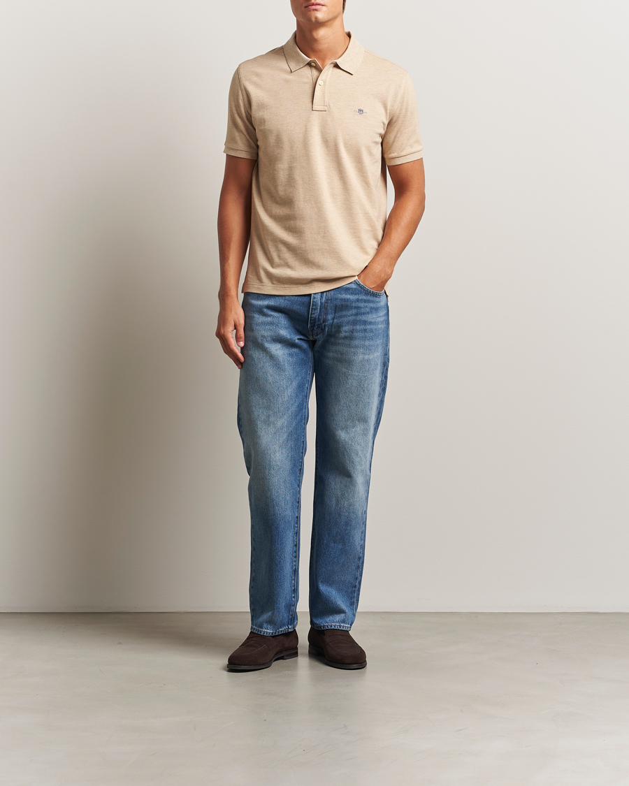 Herren | Poloshirts | GANT | The Original Polo Khaki Melange