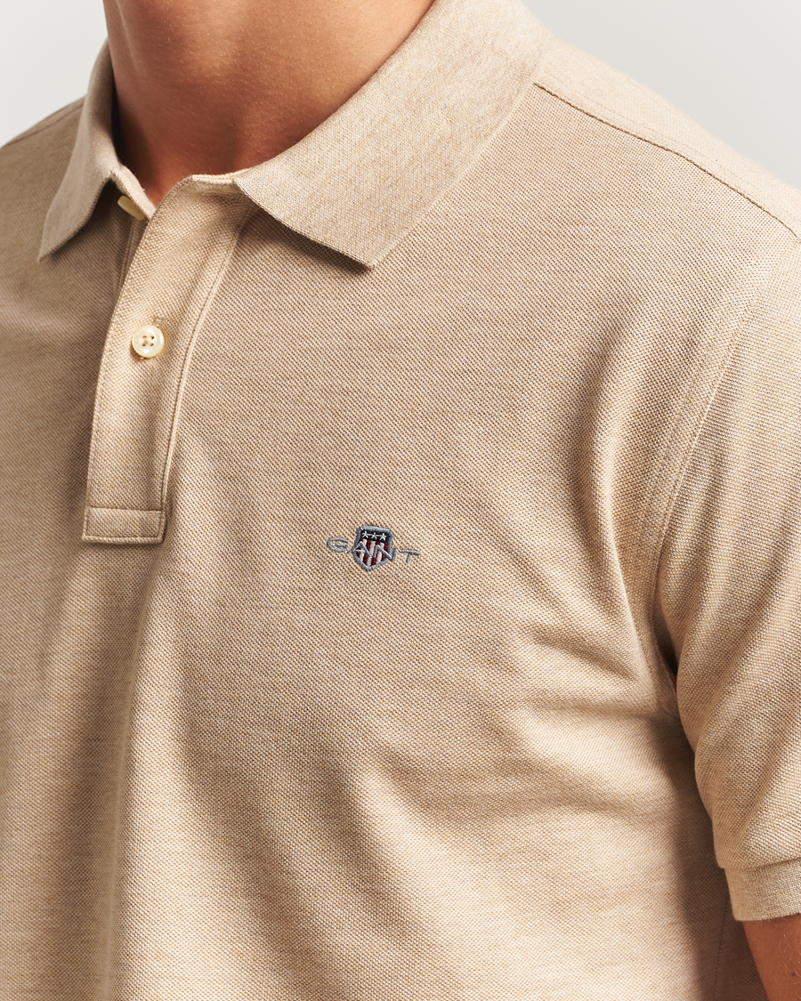Herren | Poloshirts | GANT | The Original Polo Khaki Melange