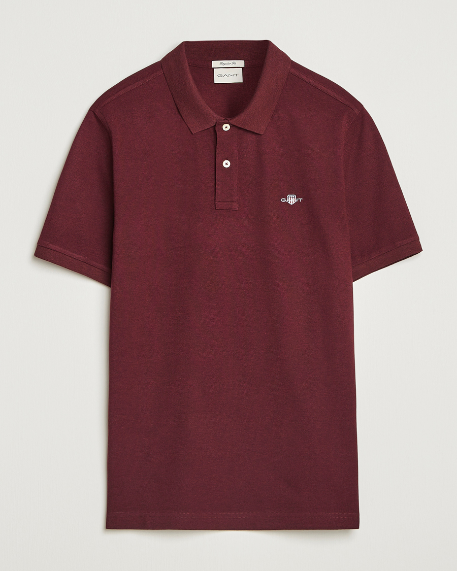 Herren | Poloshirts | GANT | The Original Polo Bordeaux Melange