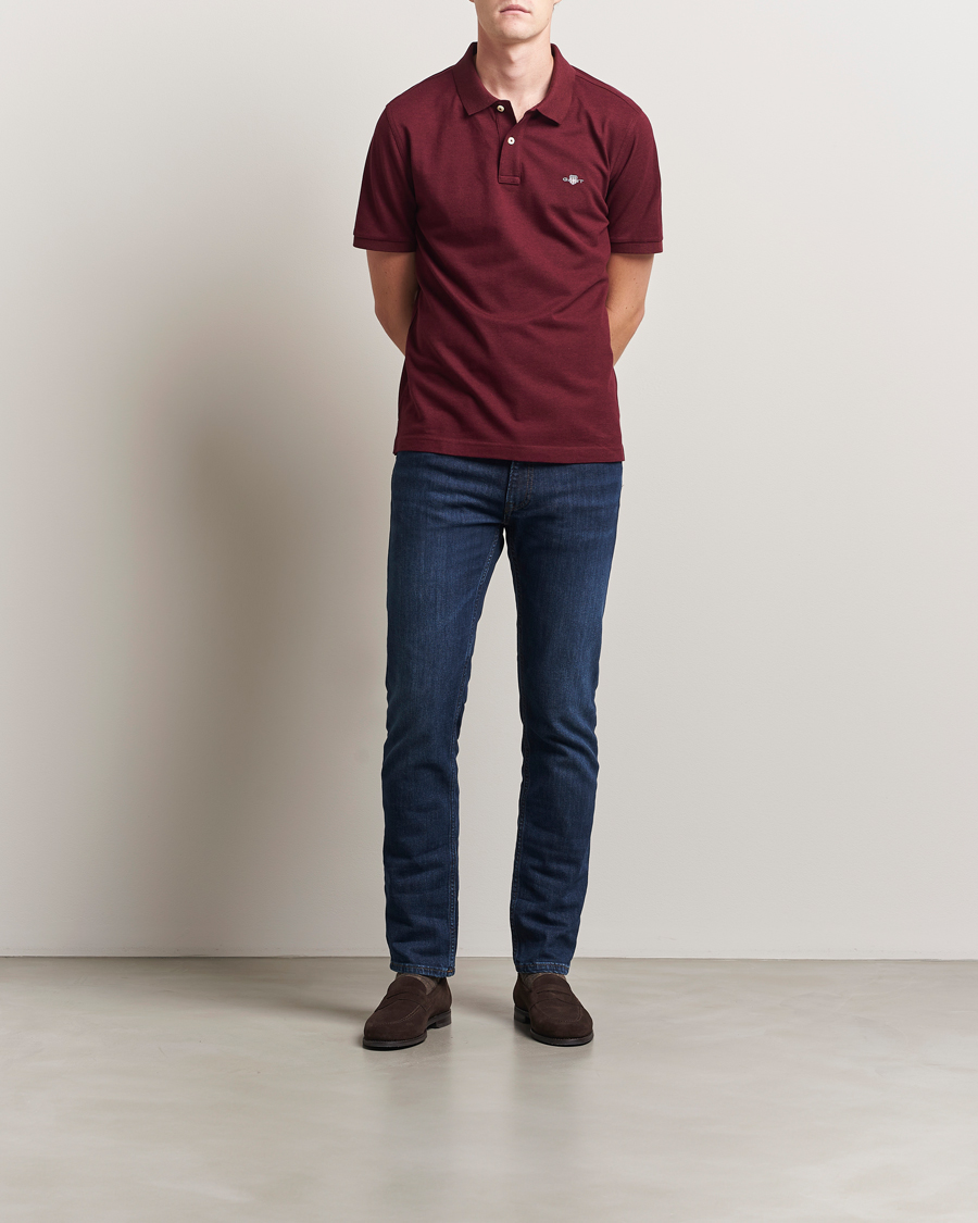Herren | Poloshirts | GANT | The Original Polo Bordeaux Melange