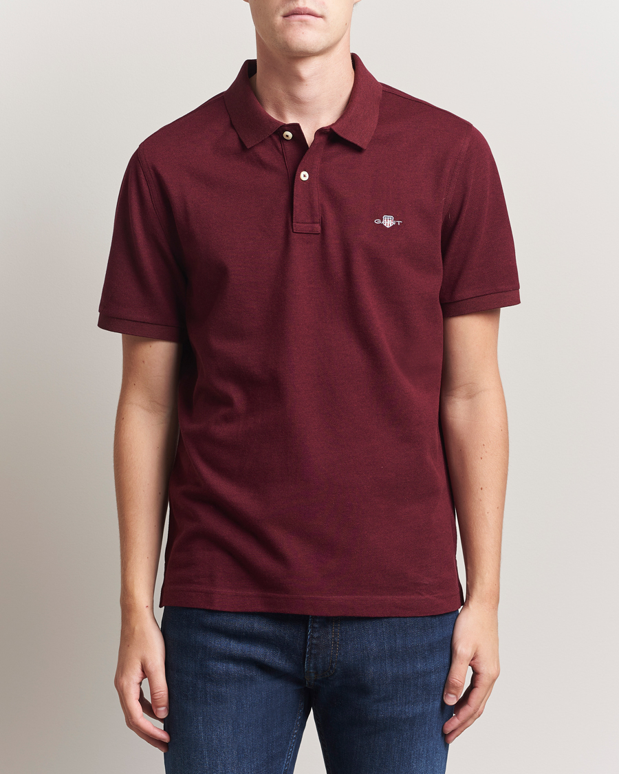 Herren | Poloshirts | GANT | The Original Polo Bordeaux Melange