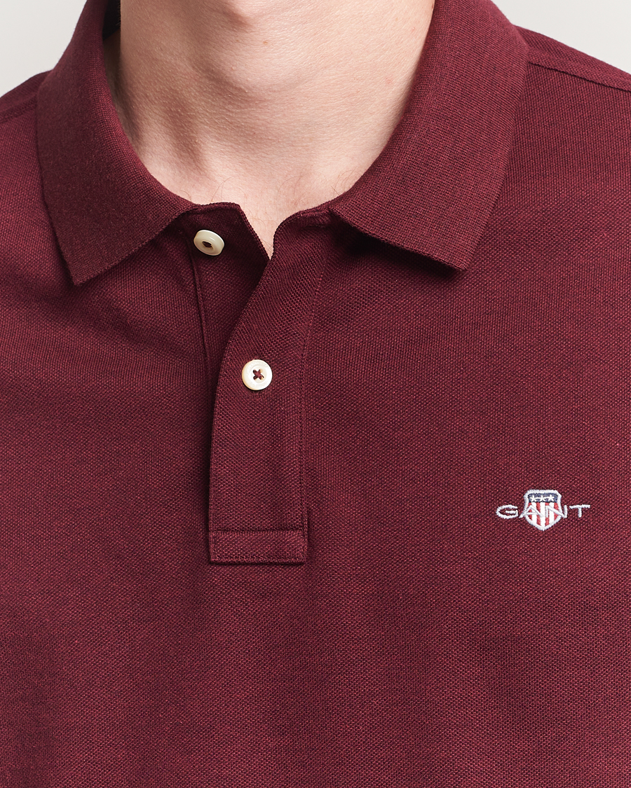 Herren | Poloshirts | GANT | The Original Polo Bordeaux Melange