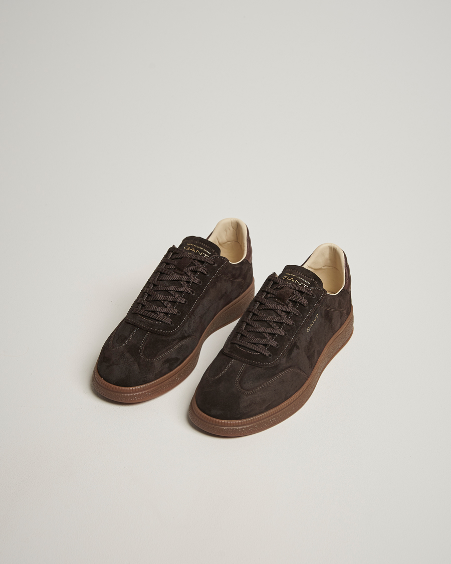 Herren | Sneaker | GANT | Cuzmo Suede Sneaker Dark Brown