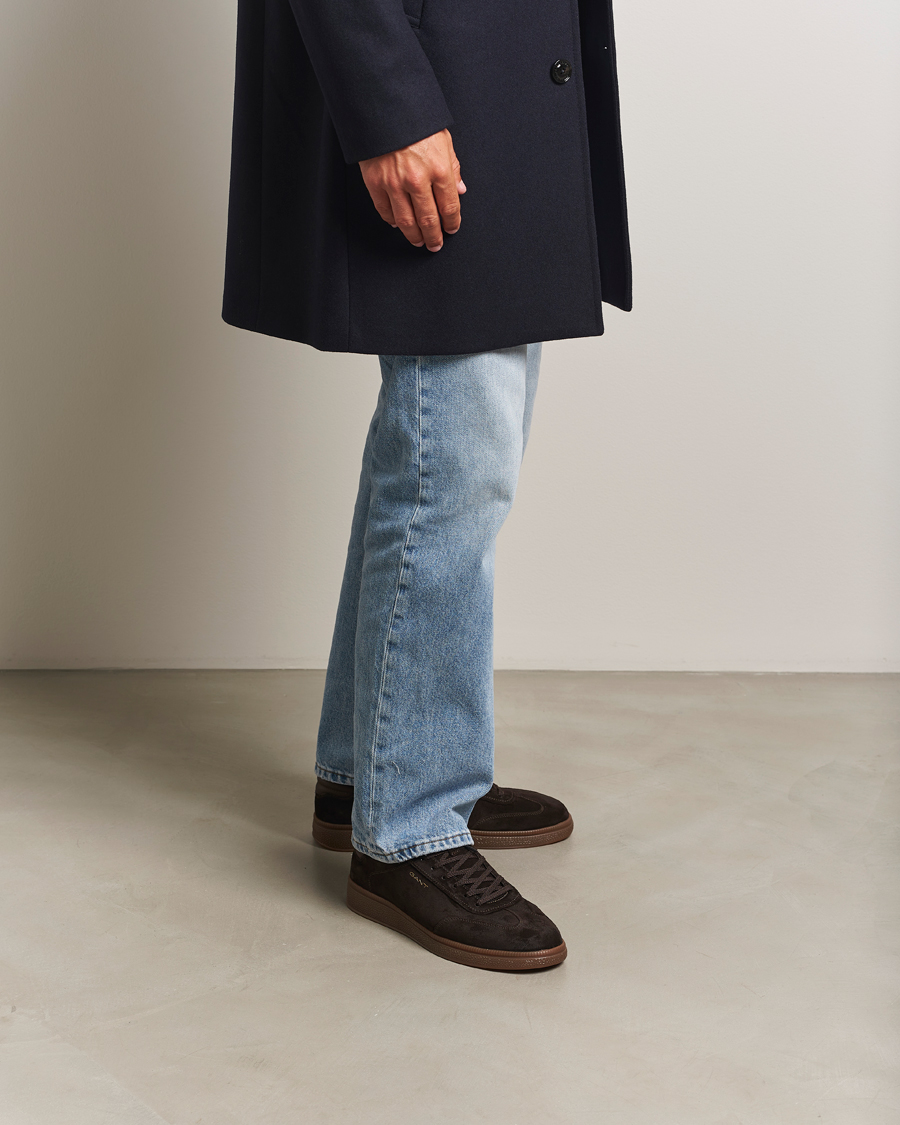 Herren | Sneaker | GANT | Cuzmo Suede Sneaker Dark Brown