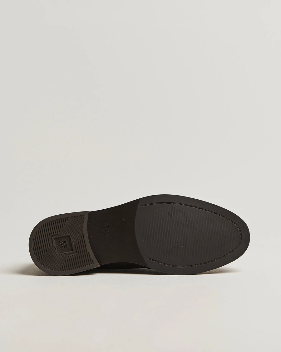 Herren | Brogue | GANT | Bidford Suede Brouges Dark Brown