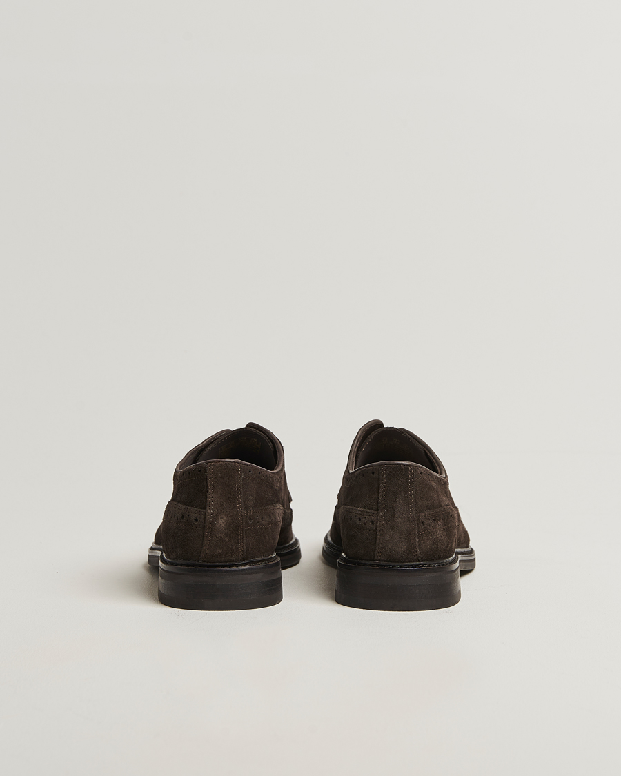 Herren | Brogue | GANT | Bidford Suede Brouges Dark Brown