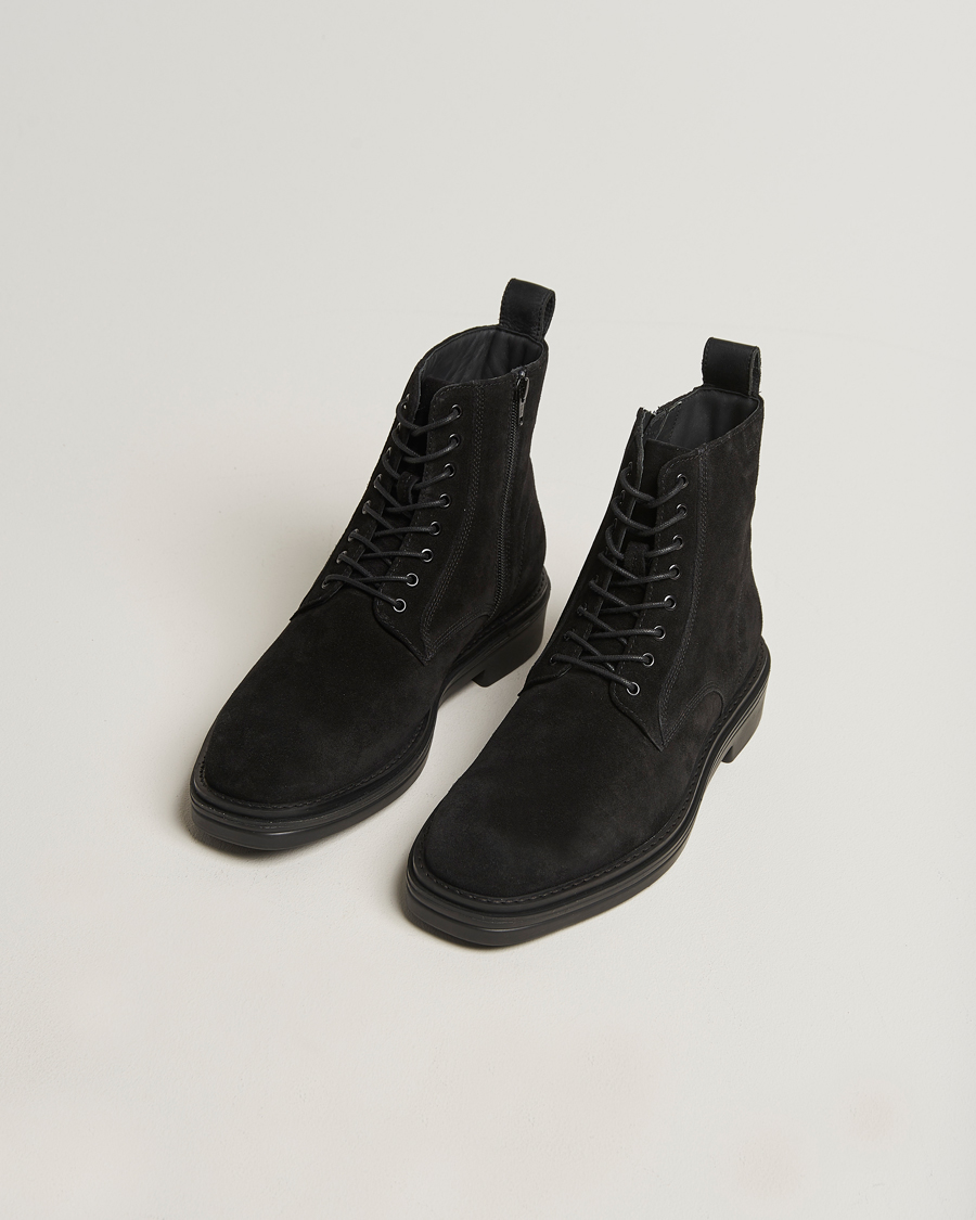 Herren | Boots | GANT | Boggar Suede Boot Black