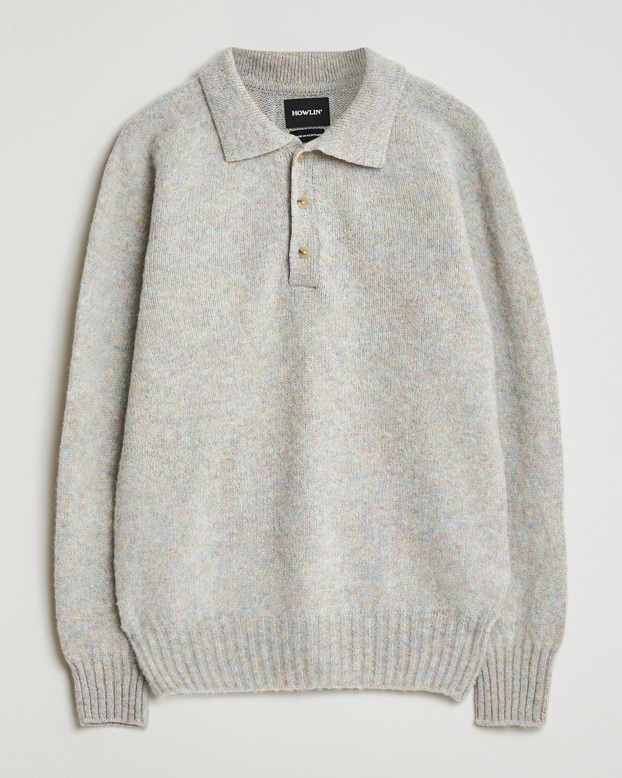Herren | Pullover | Howlin' | Brushed Wool Polo Galaxy