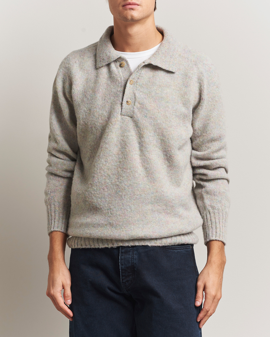 Herren | Pullover | Howlin' | Brushed Wool Polo Galaxy