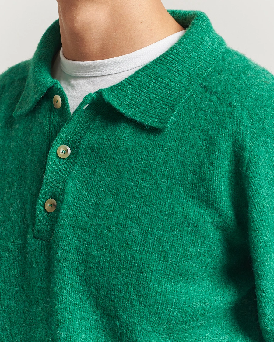 Herren | Pullover | Howlin' | Brushed Wool Polo Greendream