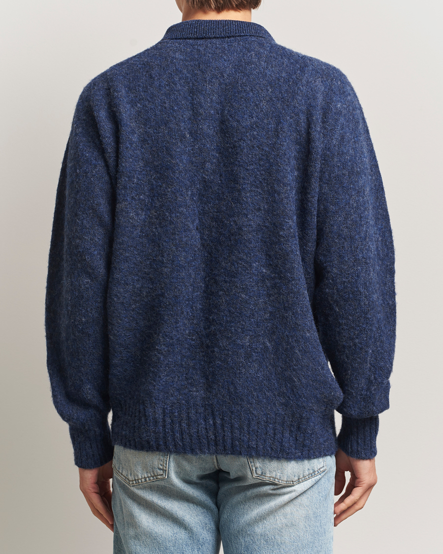 Herren | Pullover | Howlin' | Brushed Wool Cardigan Denim