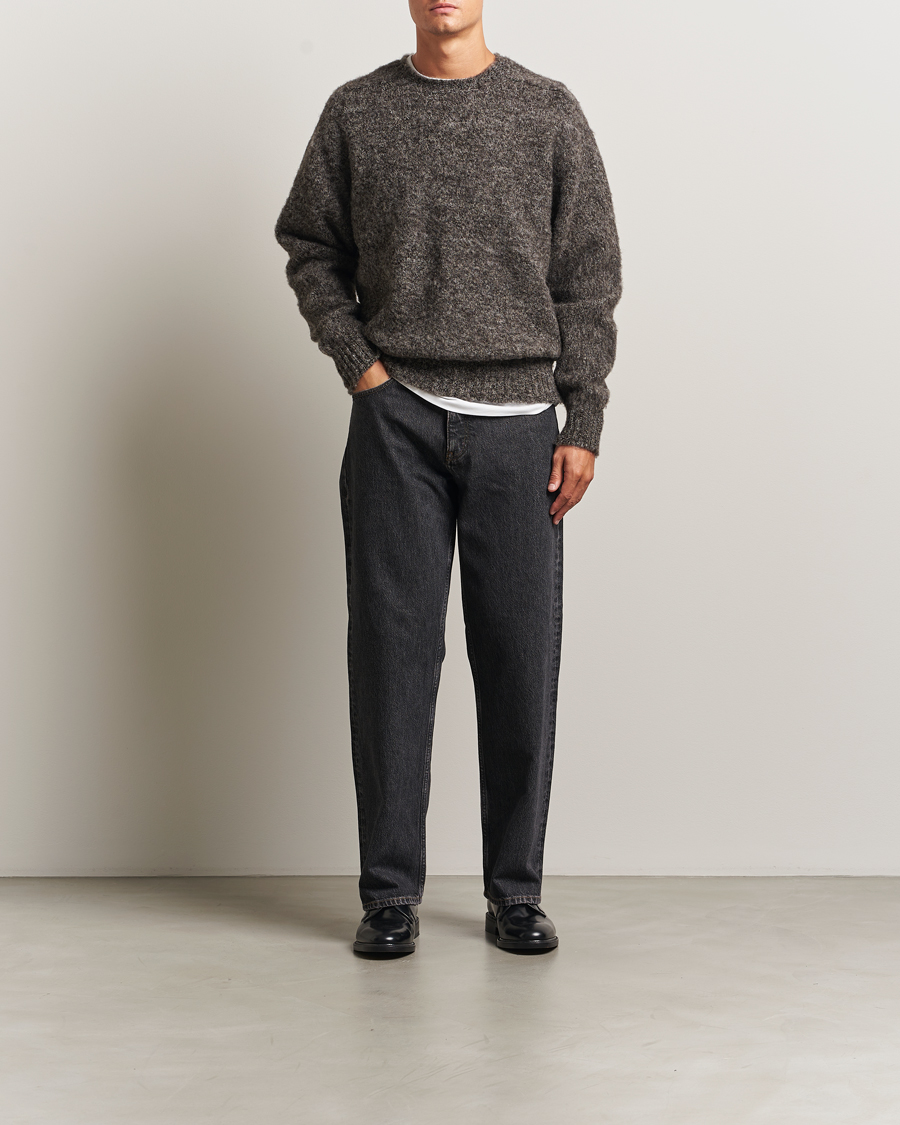 Herren | Pullover | Howlin' | Shaggy Bear Sweater Black Melange