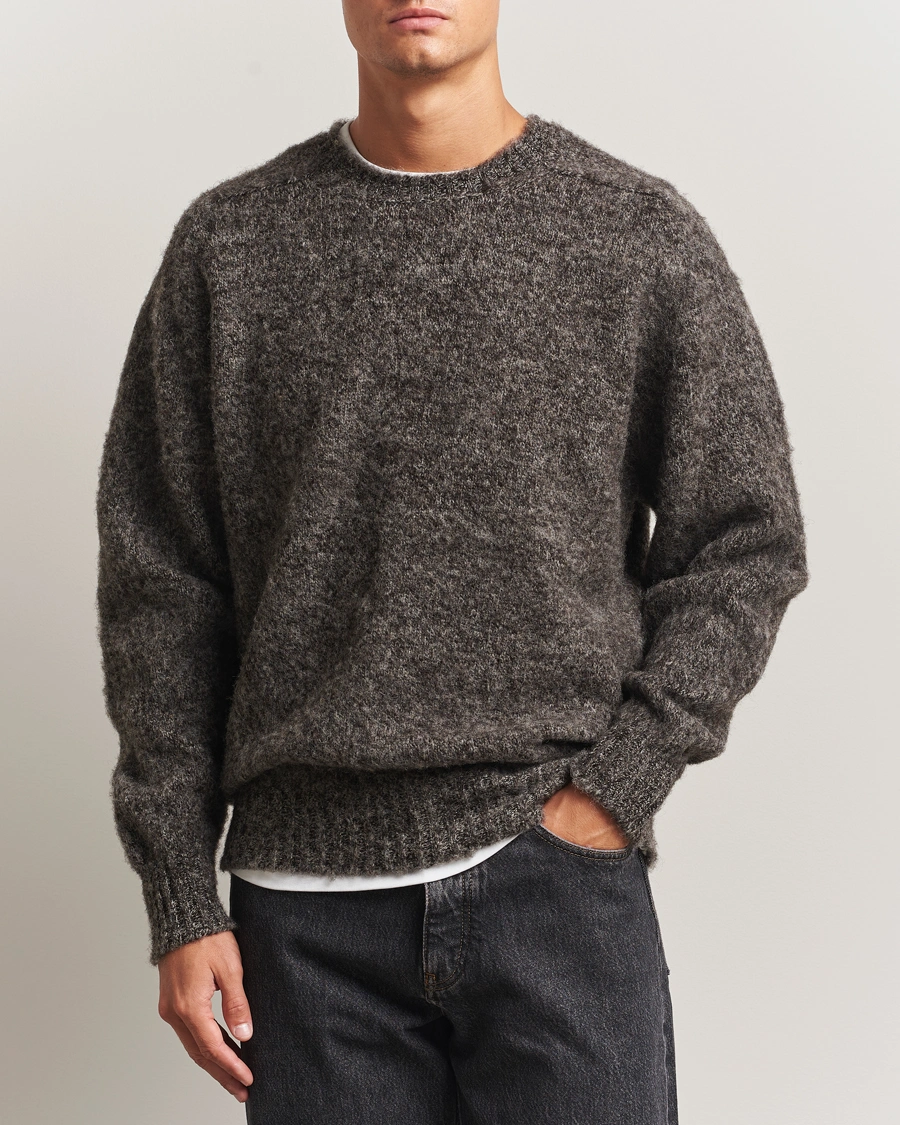 Herren | Pullover | Howlin' | Shaggy Bear Sweater Black Melange