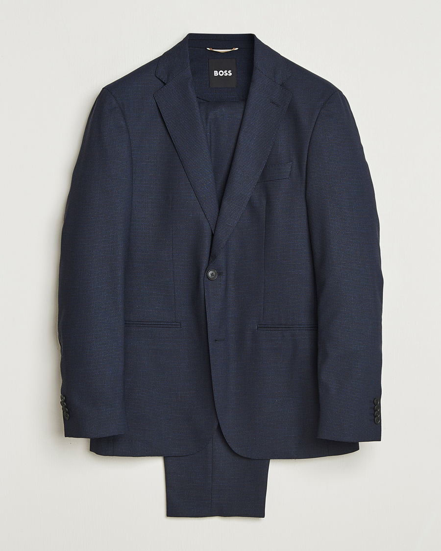 Herren | Anzüge | BOSS BLACK | Huge Wool Suit Dark Blue