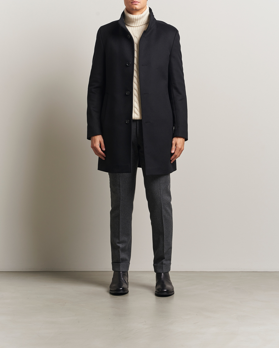 Herren | Jacken | BOSS BLACK | Hyde Stand Up Collar Coat Black