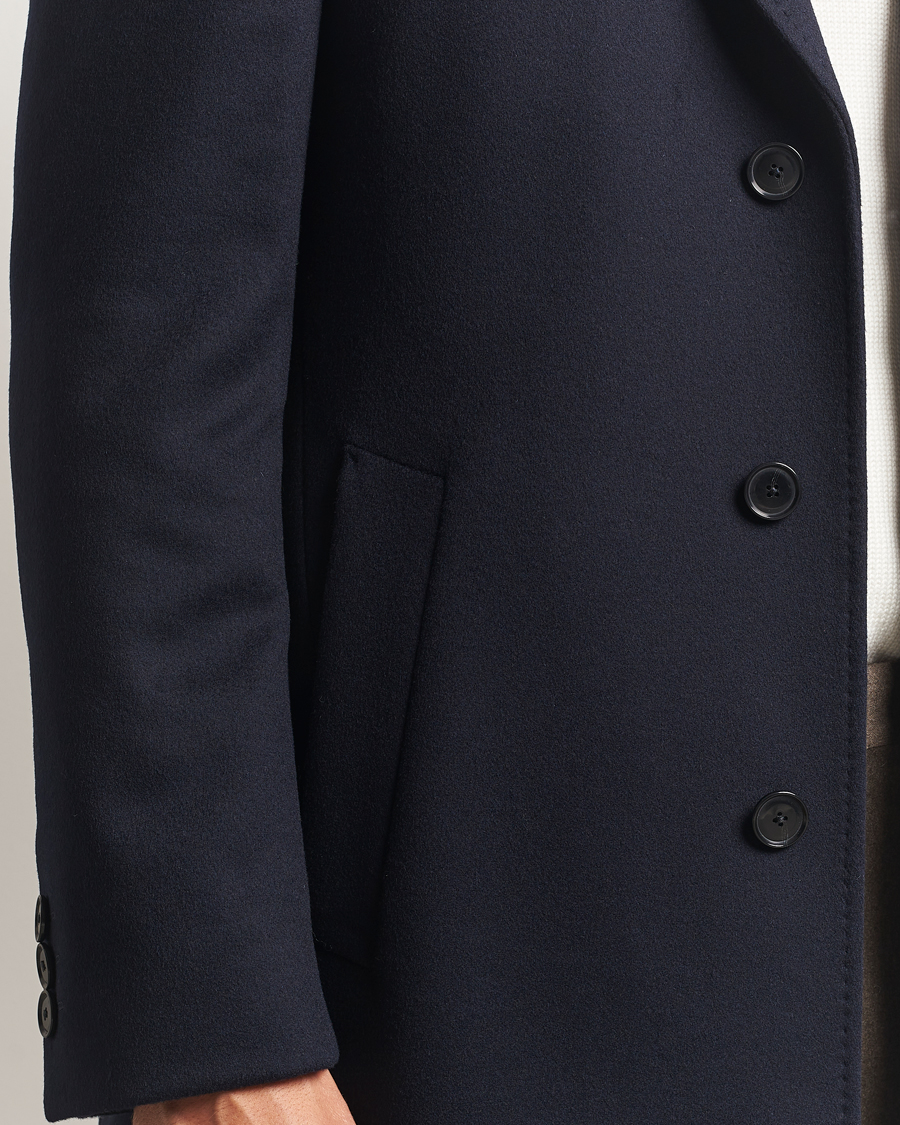 Herren | Jacken | BOSS BLACK | Hyde Wool Coat Dark Blue