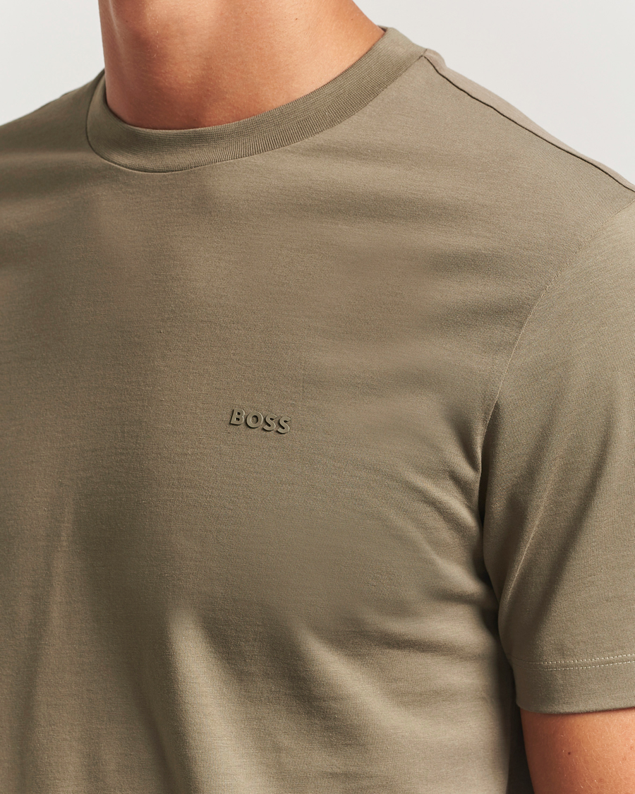 Herren | T-Shirts | BOSS BLACK | Thompson Crew Neck T-Shirt Open Green
