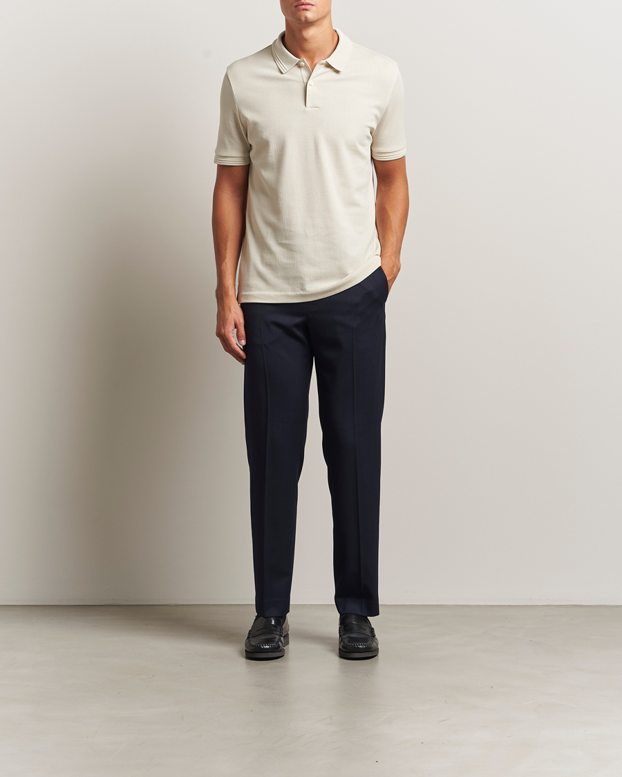 Herren | Poloshirts | BOSS BLACK | Parlay Structured Polo Open White