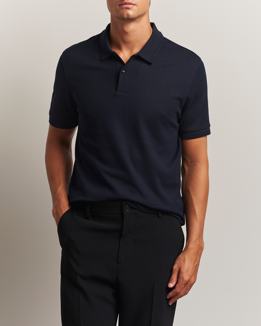 Herren | Poloshirts | BOSS BLACK | Parlay Structured Polo Dark Blue