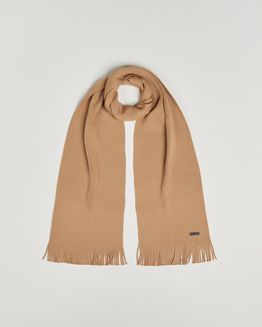 Herren | Schals | BOSS BLACK | Albas Wool Scarf Medium Beige