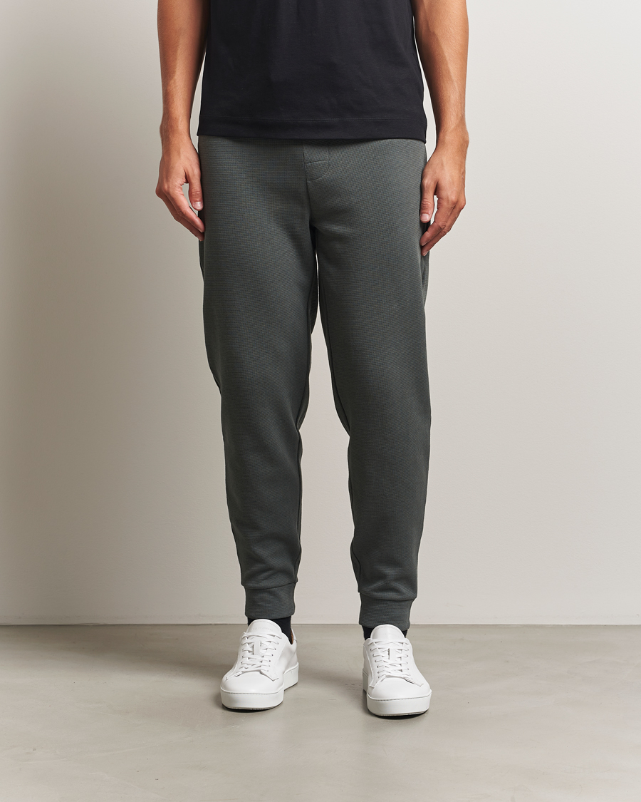 Herren | Schlafanzüge & Bademäntel | BOSS BLACK | Waffle Pyjama Pants Open Green