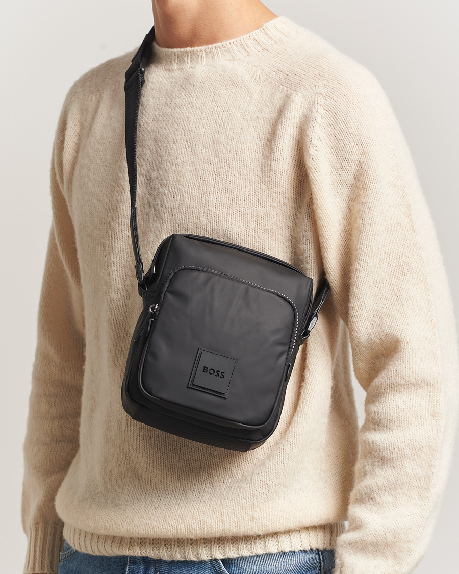 Herren | Taschen | BOSS BLACK | Oryo Pouch Zip Bag Black