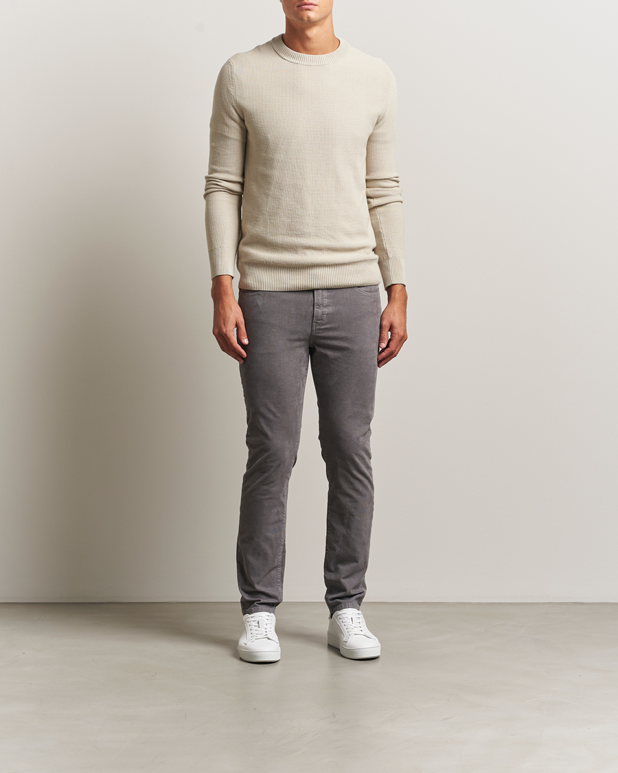 Herren | Hosen | BOSS ORANGE | Delaware Corduroy Cotton 5-Pocket Pants Open Grey