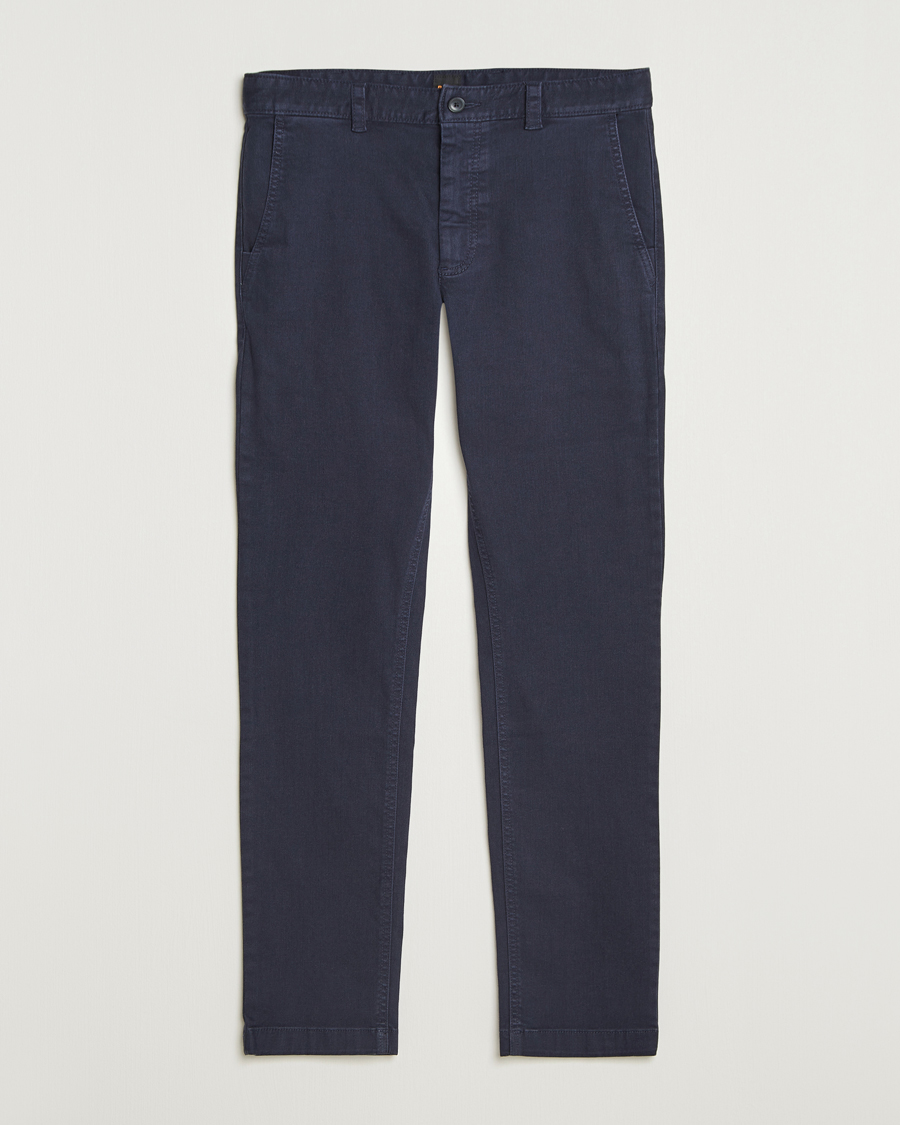 Herren | Hosen | BOSS ORANGE | Cotton Chino Dark Blue