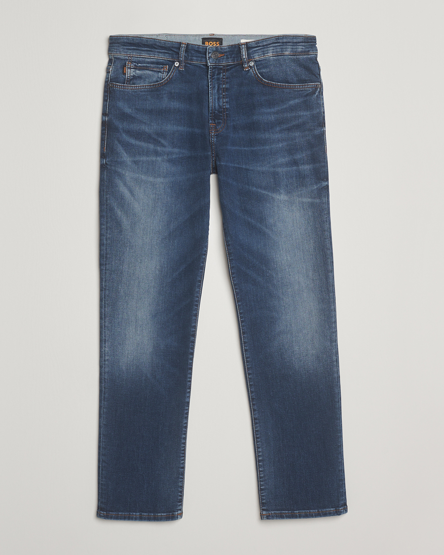 Herren | Jeans | BOSS ORANGE | Re.Maine Regular Fit Jeans Dark Blue