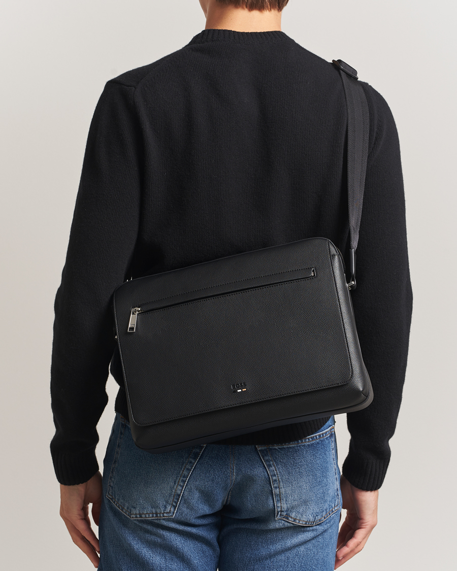 Herren | Taschen | BOSS BLACK | Ray Flap Messenger Bag Black