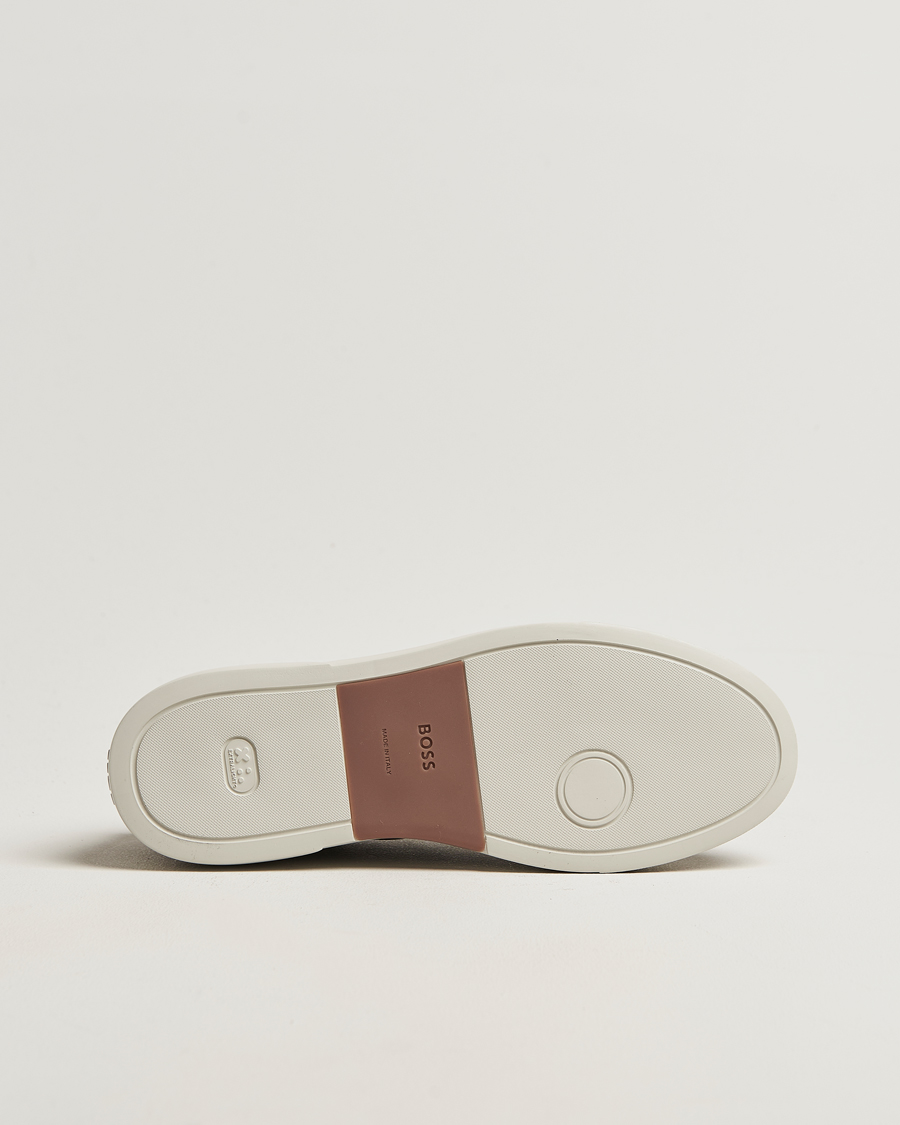 Herren | Sneaker | BOSS CAMEL | Gary Leather Sneaker Black