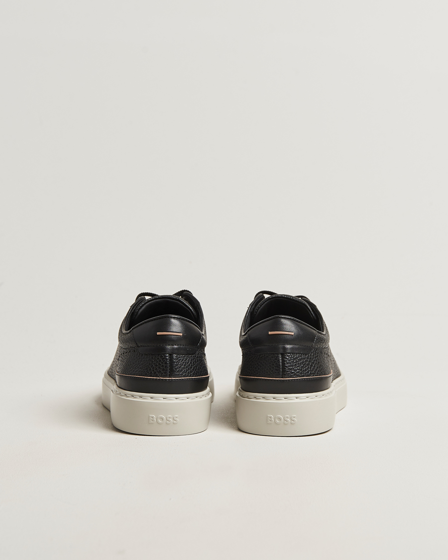 Herren | Sneaker | BOSS CAMEL | Gary Leather Sneaker Black