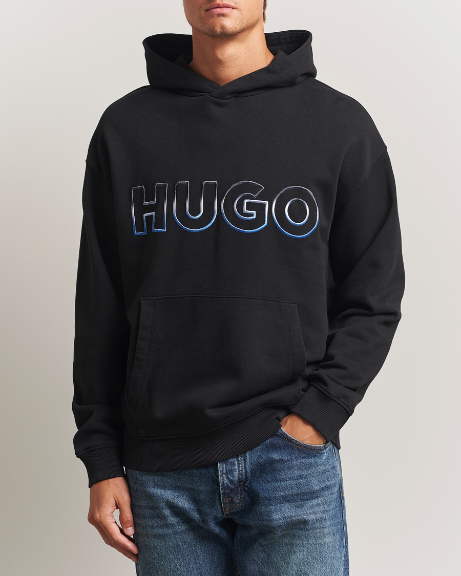 Herren | Pullover | HUGO | Nogudi Logo Hoodie Black
