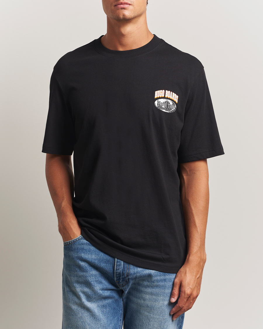 Herren | T-Shirts | HUGO | Nartupix Logo T-Shirt Black