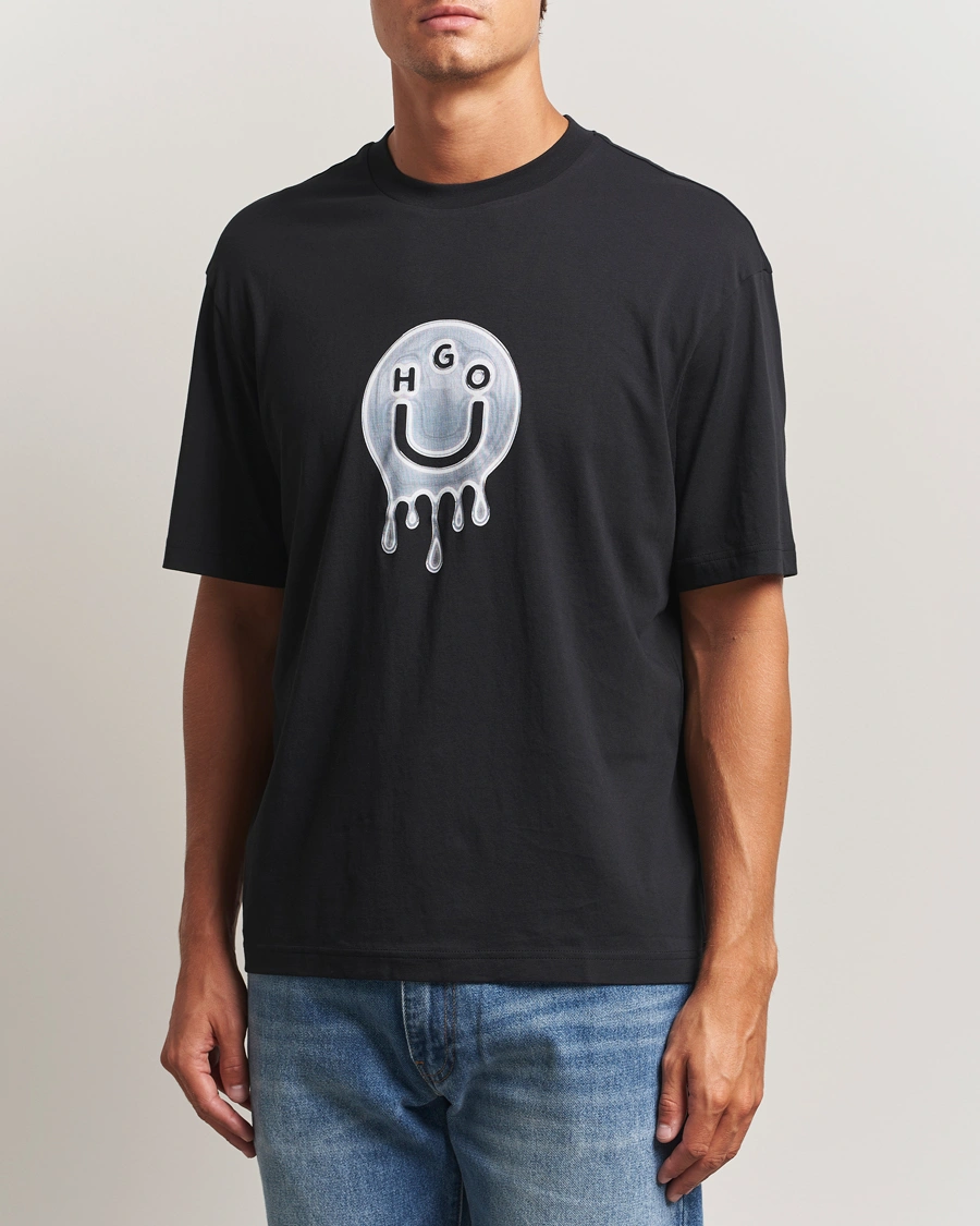 Herren | T-Shirts | HUGO | Nedirix Logo T-Shirt Black