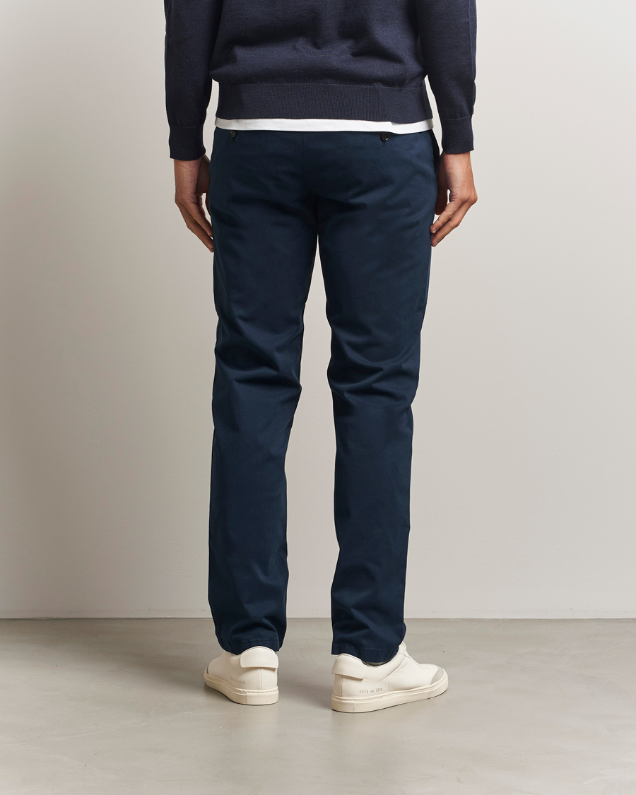 Herren | Hosen | J.Lindeberg | Ched Cotton Stretch Chinos Navy