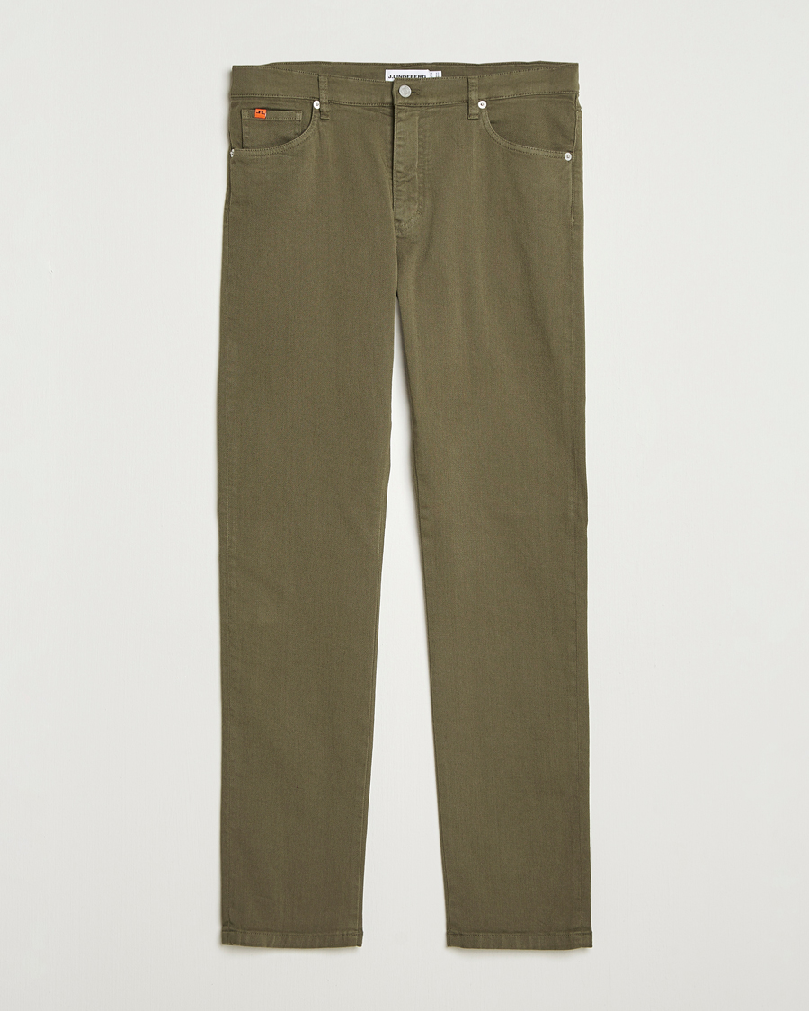 Herren | Jeans | J.Lindeberg | Jax Left Hand Twill Jeans Forest Green