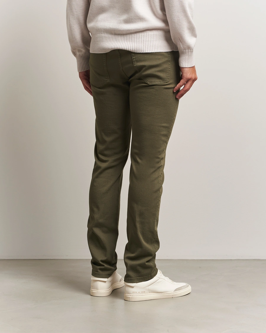 Herren | Jeans | J.Lindeberg | Jax Left Hand Twill Jeans Forest Green