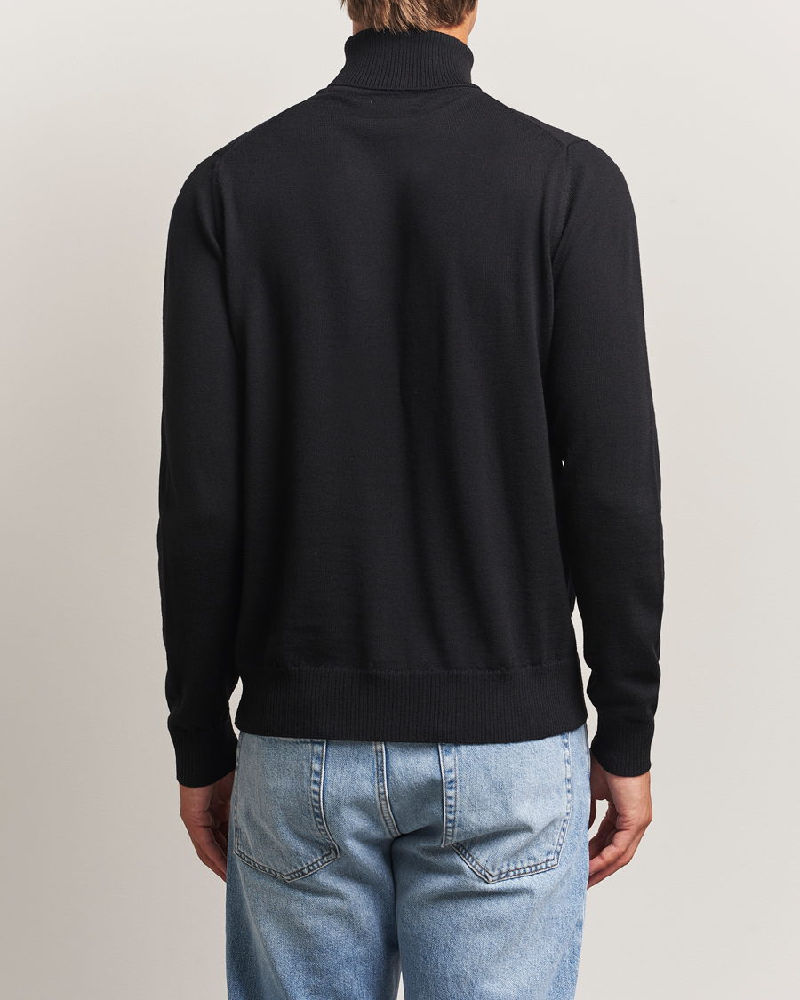 Herren | Pullover | J.Lindeberg | Kaden Merino Turtleneck Black