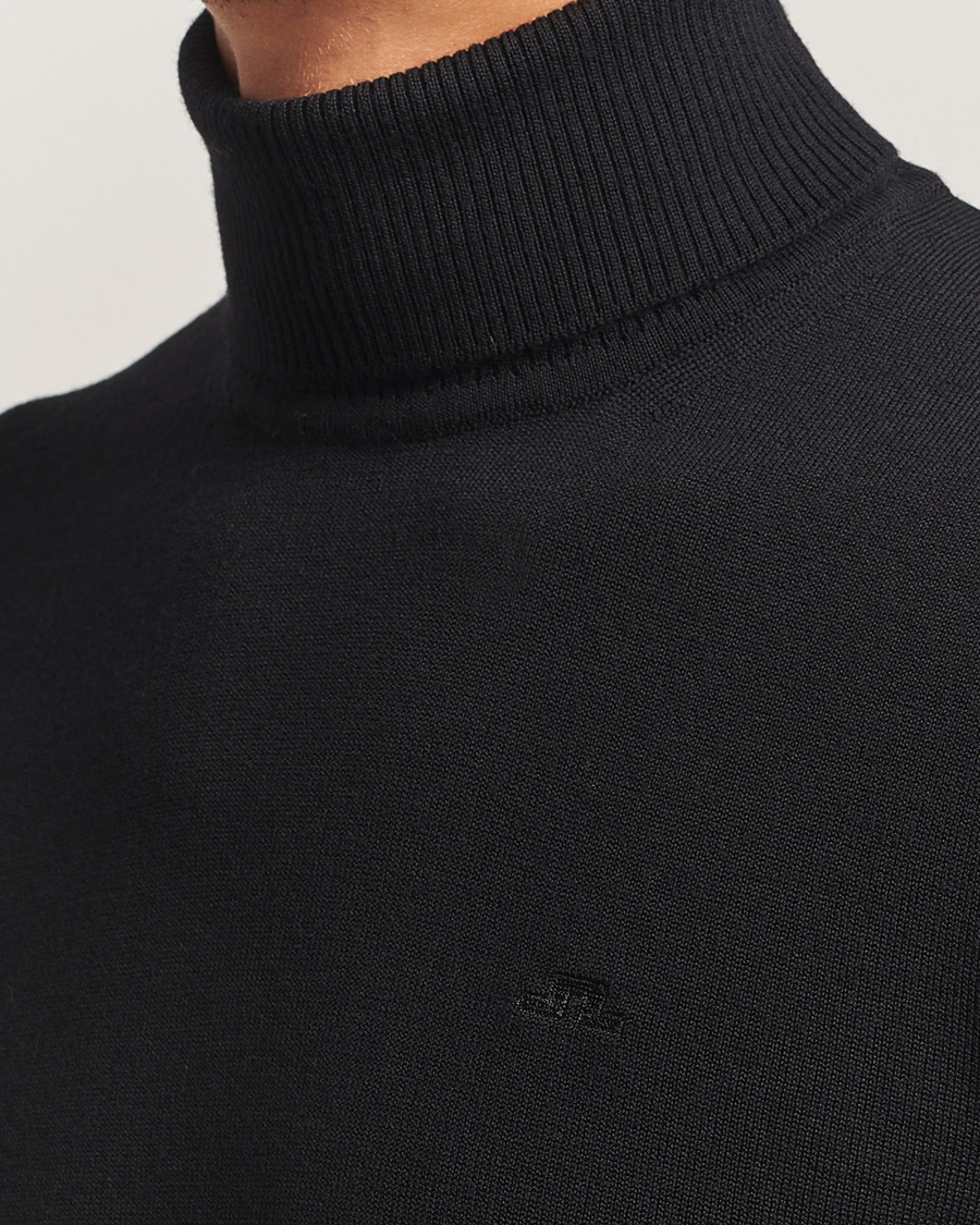 Herren | Pullover | J.Lindeberg | Kaden Merino Turtleneck Black
