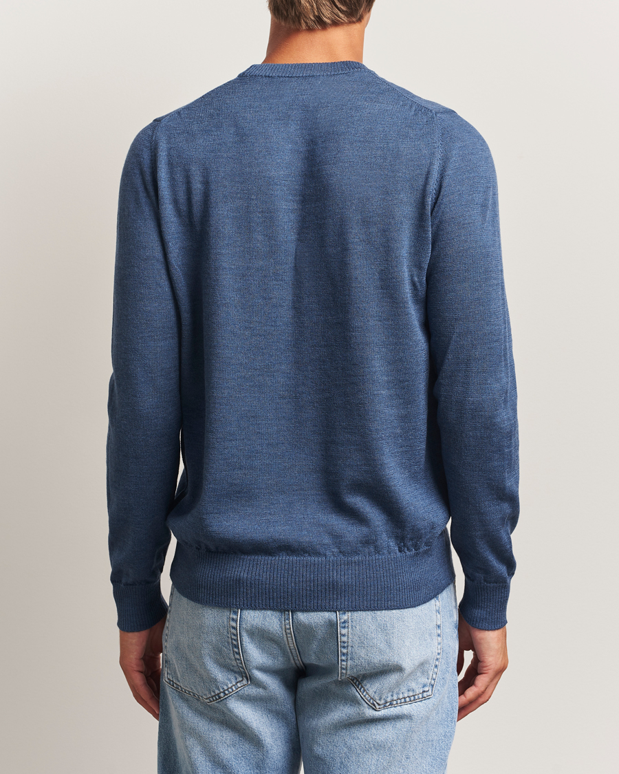 Herren | Pullover | J.Lindeberg | Keane Merino Crew Neck Vintage Indigo